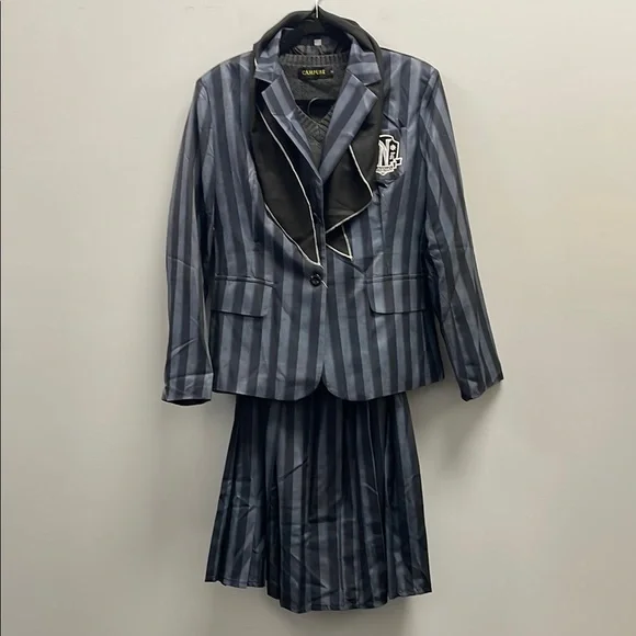 Campure Wednesday Adam’s School Uniform Cosplay Costume - Picture 1 of 13